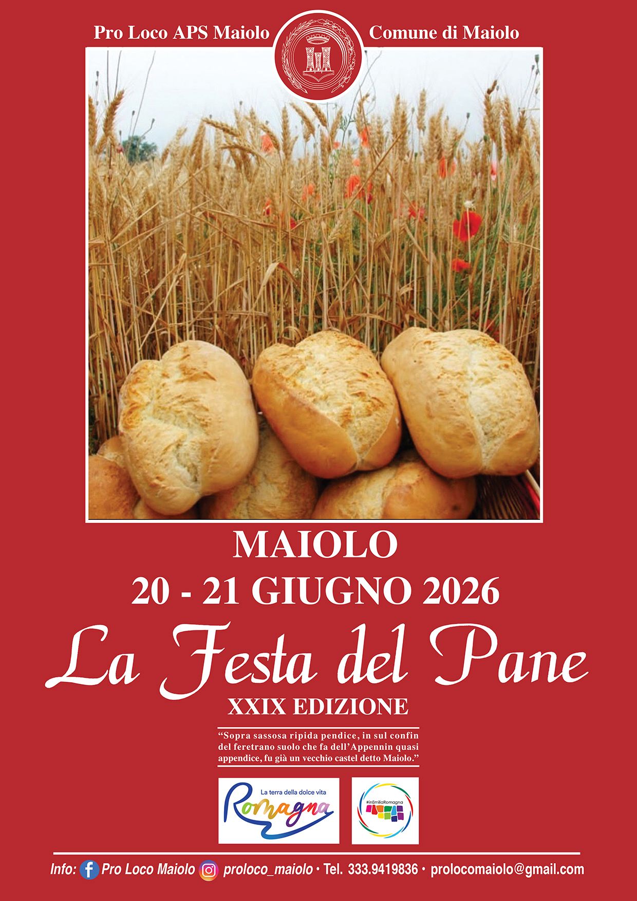 Il pane e Maiolo: una lunga<br>storia d'amore!