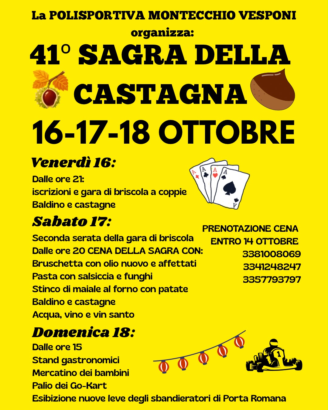 I sapori dell'Autunno<br>avvolgono<br>Montecchio Vesponi!